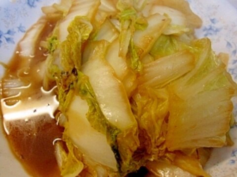 柚子胡椒入れ白菜炒め